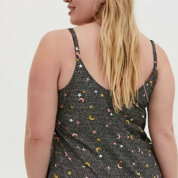 NEW Sleeveless Torrid Top AVA 2XL CELESTIAL STRETCH CHALLIS CAMI Camisole Blouse - Picture 2 of 8